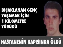 Yine bıçak dehşeti